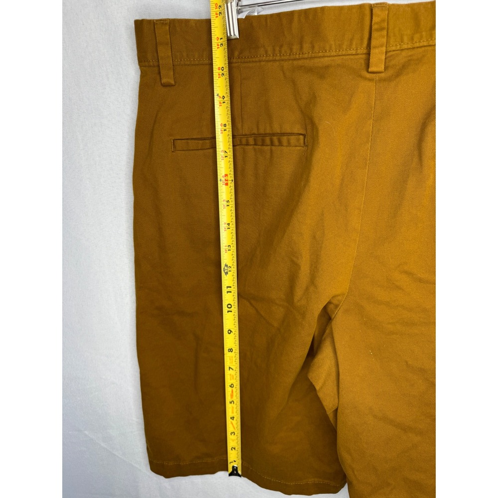 Banana Republic Emerson Shorts Mens 34 Tobacco Brown Chino Cotton Stretch - Picture 7 of 7